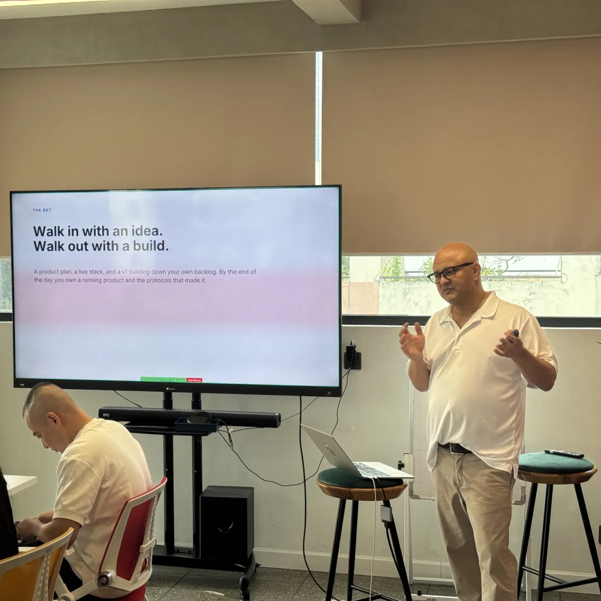 Dave Hajdu leading an AI strategy session